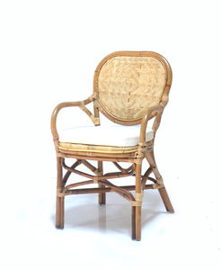 SILLA JAMAICA superventas hecha a mano ratán de madera moderna de Indonesia para el hogar muebles comedor y apartamento uso Hotel - Product Image 1