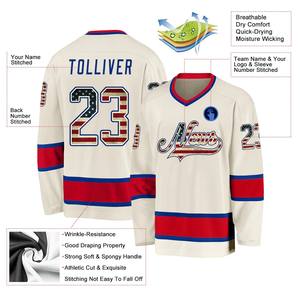 Maillots de hockey sur glace sublimés, uniformes de hockey sur glace professionnels - Product Image 2