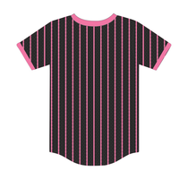 Pull de baseball noir pour sororité, maillot de sororité grecque pour femmes, rose et vert, vêtements décontractés élégants pour sororité universitaire