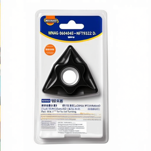 Inserto de Torneado Indexable WNMG 060404E-NFT9325 D. 3.81mm MT-CVD con Recubrimiento ISO, Paquete de 10 para Torneado de Piezas - Product Image 2
