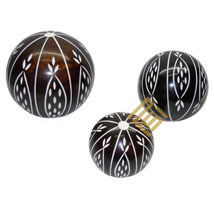 Vente en gros de boule de décoration en métal colorée moderne et luxueuse pour la maison accessoires boule de décoration de haute qualité design antique prix bon marché - Product Image 3