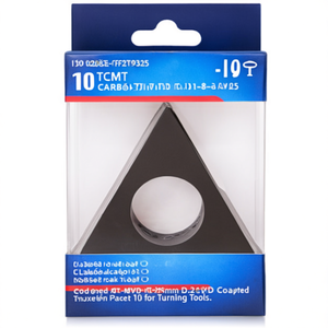 Inserto de Torneado Indexable con Recubrimiento MT-CVD ISO TCMT 110208E-FF2T9325 D.2.8mm, Paquete de 10 para Herramientas de Torneado - Product Image 2