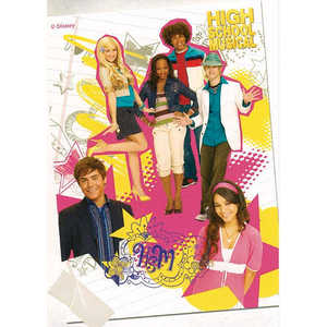 Tarjeta Postal Personalizable de High School Musical, Papel A5 para Negocios, Navidad, Cumpleaños, Impresión Digital - Product Image 1