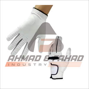 Últimos guantes de golf de cuero genuino de alta calidad Logotipo bordado elegante Transpirable Alta moda Diseño liso Empuñaduras deportivas - Product Image 3