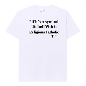 Si c'est un symbole pour l'envoyer aux enfers, t-shirt avec citation religieuse catholique - Product Image 2