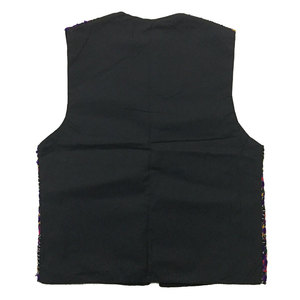 Abrigo de cintura bordado a mano para hombres, medio chaleco tradicional, hecho a mano, azul - Product Image 2