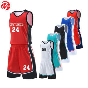 Impression par transfert de chaleur séchage rapide hommes portent des uniformes de basket-ball de sport ensembles de vêtements de basket-ball respirants pour adultes - Product Image 3