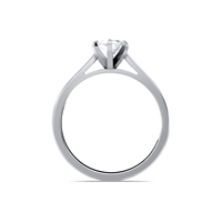 Bague de fiançailles solitaire en diamant de laboratoire taille marquise 1 carat certifié IGI en argent sterling 925 massif