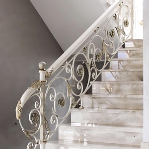 Rampe d'escalier moderne en fer forgé TTD pour villa : sécurité et durabilité - Product Image 6