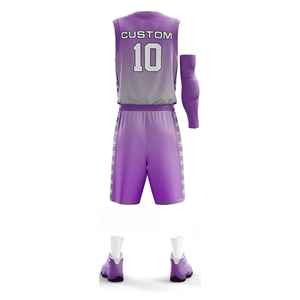 <b>Basketball</b> uniform for <b>men</b> women kids breathable mesh material sublimated print quick dry design ideal and match events - Product Image 4