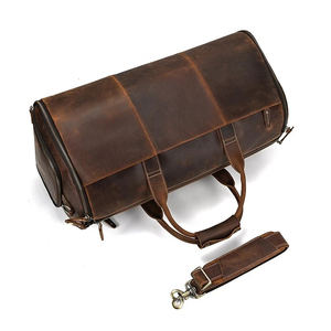 Fashion Genuine Leather Duffel <b>Bag</b> <b>Men</b> Cow Leather <b>Men</b> Women Business Travel <b>Bag</b> Black Large <b>Shoulder</b> <b>Bags</b> - Product Image 2