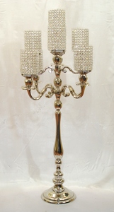 Large <b>Candelabra</b> for Weddings Metal Crystal Arms Fancy Hot Design Royal Luxuries <b>Candelabra</b> Wedding Decor Centerpiece <b>Candelabra</b> - Product Image 6