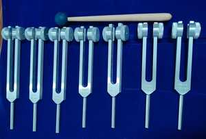 Diapasones de Chakra - plateados con peso - Product Image 5