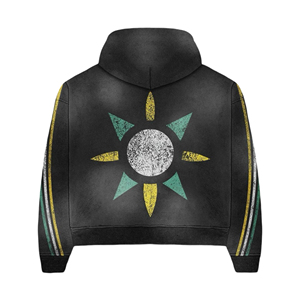 Conjunto Deportivo Personalizado con Logotipo, Sudadera y Pantalones Deportivos Vintage con Lavado Ácido, Conjunto de Dos Piezas para Hombre, Invierno, Estampado, Transpirable - Product Image 3