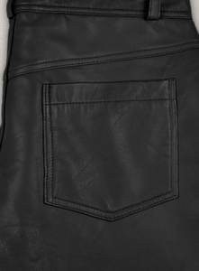 Pantalon en cuir décontracté léger de longueur standard de haute qualité 100% / Pantalon en cuir de qualité supérieure en tissu à séchage rapide - Product Image 4