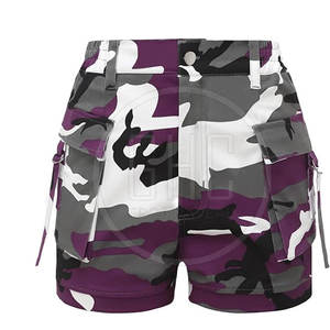 กางเกงขาสั้นเอวสูงสำหรับผู้หญิงกางเกงขาสั้นคาร์โก้แบบปรับแต่งได้ทรงหลวมขนาดและระบายอากาศได้ดีสำหรับการใช้งานทั่วไป - Product Image 2