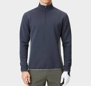 เสื้อมีฮู้ดสำหรับผู้ชายเสื้อกอล์ฟคอตั้งแบบรูดซิปผ่าครึ่งมีซิปปิด1/4สี่ส่วน - Product Image 2