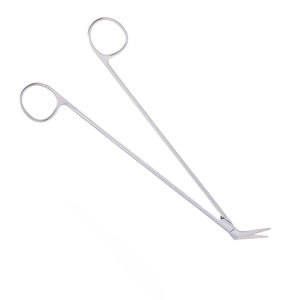 Tijeras Debakey de alta calidad de 19cm en ángulo de 45 grados, instrumentos de microcirugía de acero inoxidable, herramienta de cirugía Manual - Product Image 3