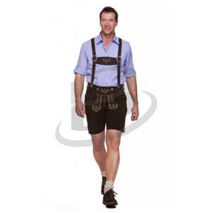 Costume d'Oktoberfest pour homme adulte Brightindus de haute qualité, style vintage, en cuir, respirant, respectueux de l'environnement, taille plus - Product Image 4