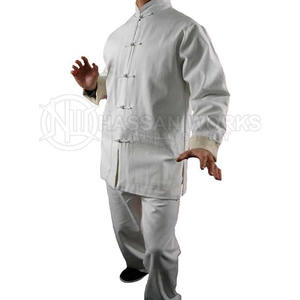 ชุดยูนิฟอร์มกังฟูคุณภาพสูงสำหรับผู้ชาย สำหรับฝึกศิลปะการต่อสู้ ไทเก๊ก แห้งเร็ว ระบายอากาศได้ดี ผลิตจากผ้าฝ้ายเนื้อนุ่ม - Product Image 1