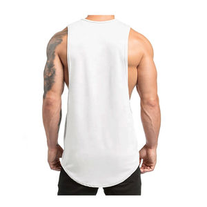Débardeur sans manches de haute qualité pour hommes sur mesure pour les entraînements de gymnastique Design à la mode Débardeur léger et respirant - Product Image 5