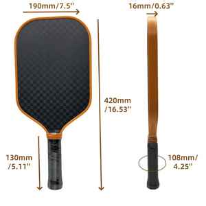 ไม้พายพิเคิลบอลไฟเบอร์คาร์บอนออกแบบโลโก้ได้ตามต้องการ - Product Image 3