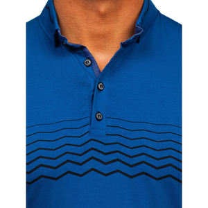 Chemise de golf pour homme de haute qualité, design personnalisé, franges sur le devant, 100% fibre de bambou, respirante, décontractée, élégante, manches courtes - Product Image 4