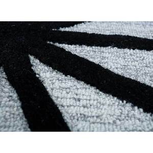Tapis en laine et viscose tufté à la main TNQ-345, motif géométrique gris et noir, grand rectangle 10 mm pour chambre à coucher et couloir d'adolescent - Product Image 3