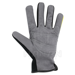 Custom Leather <b>Mechanic</b> Gloves From Pakistan Full Protection Adjustable Fit Breathable Waterproof <b>Design</b> for Workshop Safety - Product Image 2