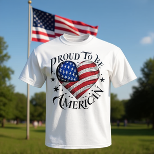 T-shirt Promozionale Orgogliosa di Essere Americano - Product Image 3