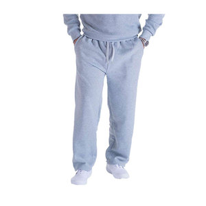 High Quality Washed Flared Jogger Sweatpants Men Custom Logo Patchwork <b>Elastic</b> Canvas Quick-Drying Breathable Customizable - Product Image 1