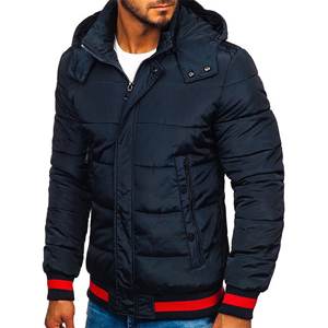 Doudoune à capuche avec Logo personnalisé pour homme, pas cher, fermeture éclair, disponible dans toutes les couleurs - Product Image 3