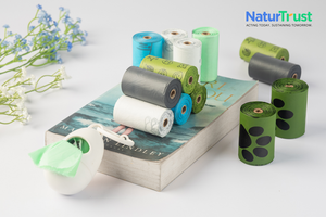 Sac de merde jetable entièrement Compostable de qualité supérieure, sac de merde personnalisé pour animaux de compagnie, sac de merde biodégradable en amidon de maïs pour chien - Product Image 2