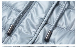 Nouvelle veste courte matelassée en toile tricotée respirante pour femme, printemps-automne 2025, imperméable et coupe-vent - Product Image 6