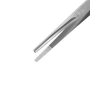 Pince à épiler droite pour pansement de pouce de chirurgie dentaire Instruments manuels en acier inoxydable de 12.5cm avec approbation - Product Image 2