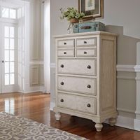 Commode à 6 tiroirs en bois massif blanc antique, style scandinave moderne du milieu du siècle, construction à tenons et mortaises, pour chambre à coucher et salon