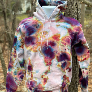 Sweat à capuche d'hiver pour hommes avec logo personnalisé-Vente en gros de haute qualité avec design tie-dye en polyester/coton - Product Image 1