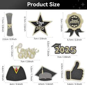 9 pièces de patchs Road Club avec crochet et boucle-pour jeans, vestes, sacs, chapeaux, t-shirts - Product Image 2