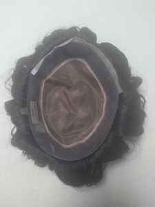 Autrichien Taz Hair Bangladesh Perruque de toupet de cheveux humains mono de qualité supérieure avec corps naturel et styles de vagues profondes Prothesis - Product Image 5