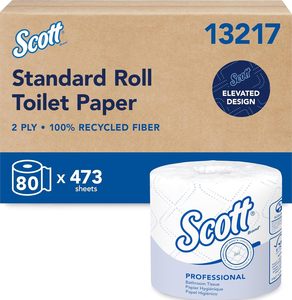 Papel Higiénico Scott Professional Standard en Rollo, Paquete Grande, 80 Rollos (13217) - Product Image 1
