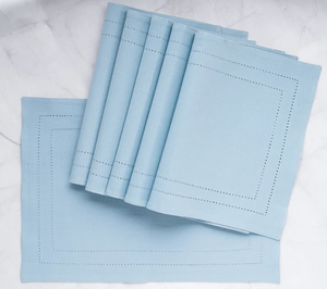 แผ่นรองจานผ้าฝ้ายแท้สำหรับรับประทานอาหาร100% พิมพ์ลายกำหนดโลโก้ได้ตามต้องการ - Product Image 3