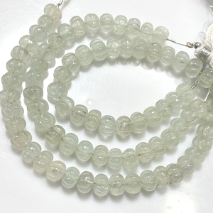 Perles de quartz aigue-marine de qualité supérieure sculptées en forme de rondelle couleur bleue enduite pour la fabrication de bijoux - Product Image 4