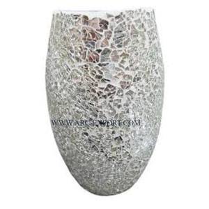 Vases à fleurs créatifs en bois de teck de différentes tailles faits à la main de couleur noire pour mariage café ferme Vases et pots à fleurs décoratifs - Product Image 5