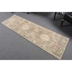 2x6.9 ft <b>Rug</b>, <b>Runner</b> Vintage <b>Rug</b>, Brown Camouflage <b>Rug</b> - Product Image 1