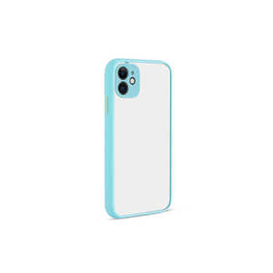 Coque de protection en silicone anti-traces de doigts Netzy SAFA Hux Turquoise pour iPhone 11 A22 A50 - Style liquide, coques arrière - Product Image 1