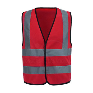 Gilet de sécurité pour homme en polyester léger haute visibilité certifié CE, respirant, confortable, séchage rapide, bandes réfléchissantes, pour la route - Product Image 1