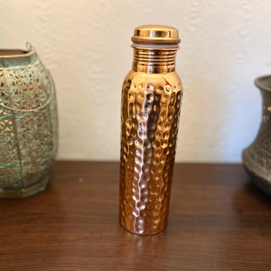Traditional Indian Copper <b>Water</b> <b>Bottle</b> | Premium Quality Copper Flask for Safe Drinking <b>Water</b> - Product Image 1