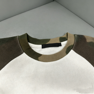 T-shirt Termica da Uomo Personalizzata a Maniche <span class=keywords><strong>Lunghe</strong></span> in Waffle Pesante 300g, Camouflage Casual, Traspirante ed Eco-Friendly - Product Image 5