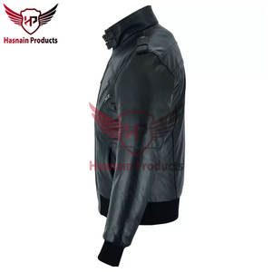 Meilleur fabricant vendeur offrant une longue veste en cuir d'hiver décontractée pour hommes Fourniture en gros de qualité supérieure - Product Image 2