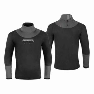 Vêtement de compression à col haut personnalisable, tissu résistant aux coupures, protège-cou pour sweat-shirt de hockey sur glace - Product Image 6